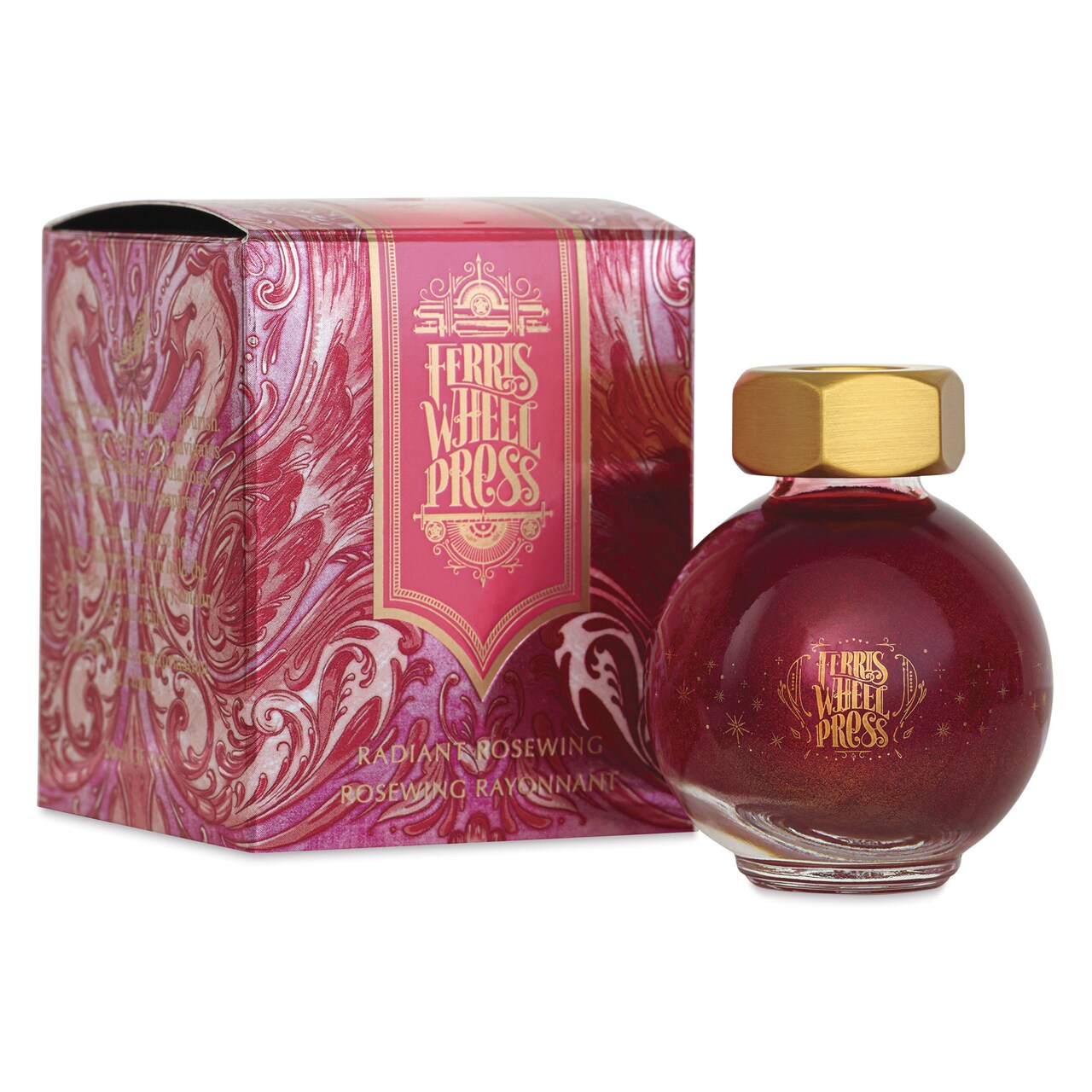 Ferris Wheel Press Ferritales Fountain Pen Ink - Radiant Rosewing, 20 ml